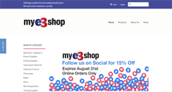 Desktop Screenshot of mye3shop.com