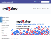 Tablet Screenshot of mye3shop.com